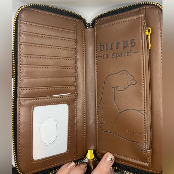 Loungefly Disney Villains Gaston Ziparound Wallet - Picture 3 of 3